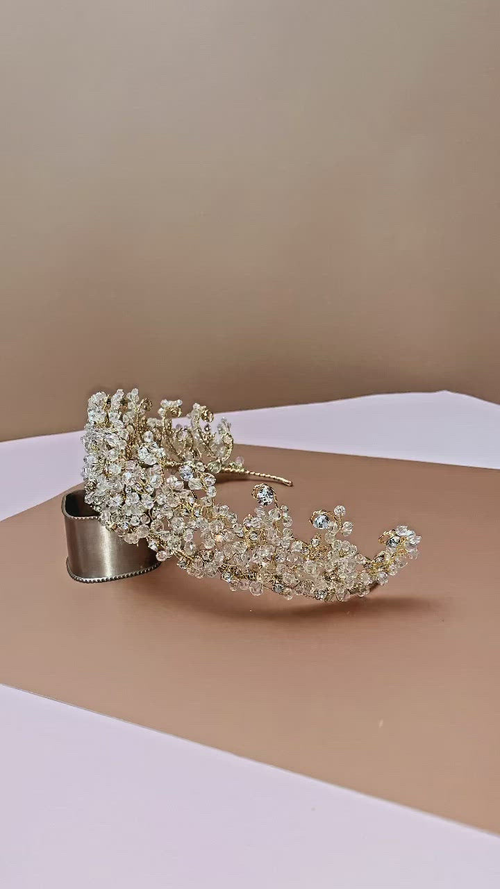 AIMEE Bridal Tiara, Swarovski Brilliant Crystals