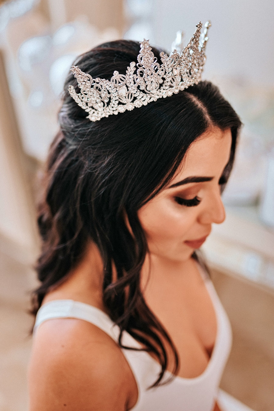 AURORA Swarovski Bridal Crown