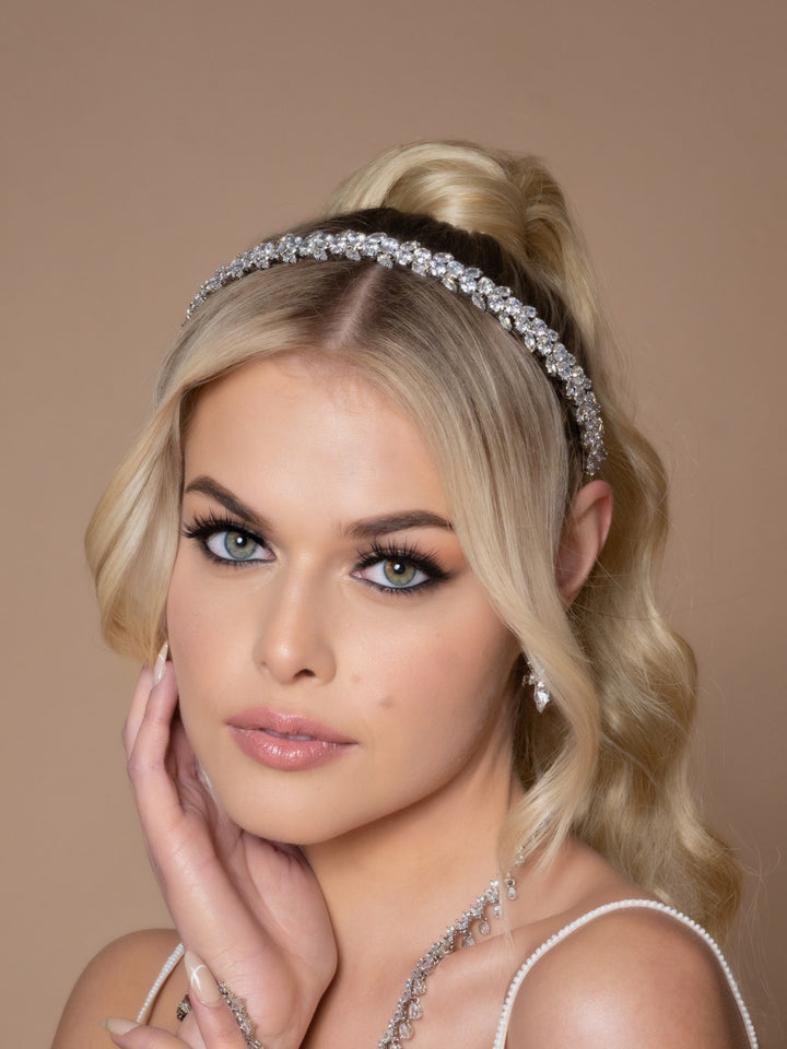 ALORA Simulated Diamond Headband