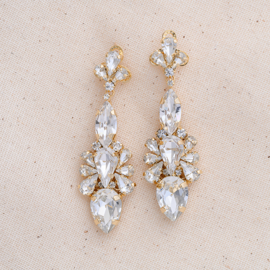 AYLIN Swarovski Statement Earrings