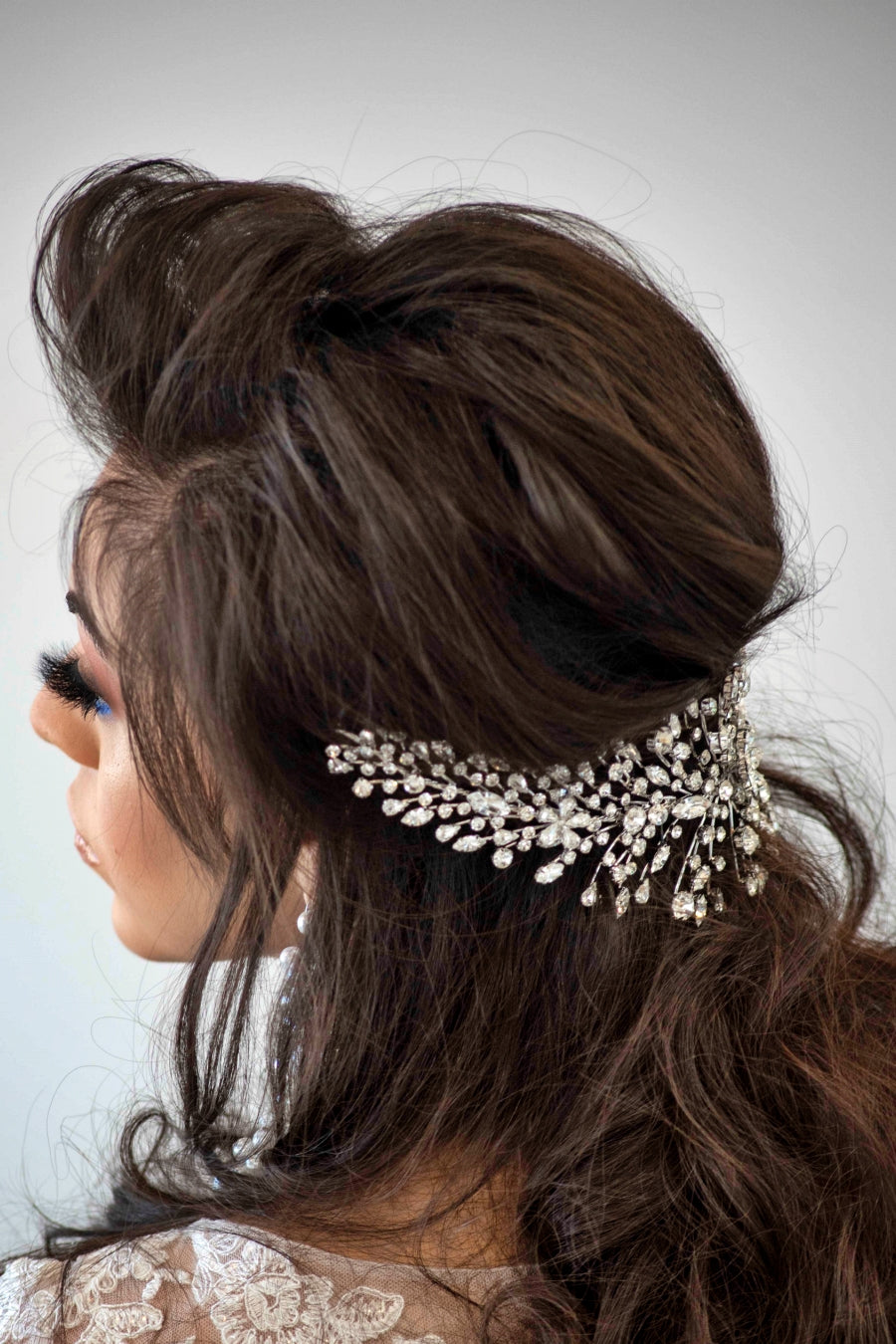 CHARLOTTE Bridal Headband, Swarovski Wedding Headpiece