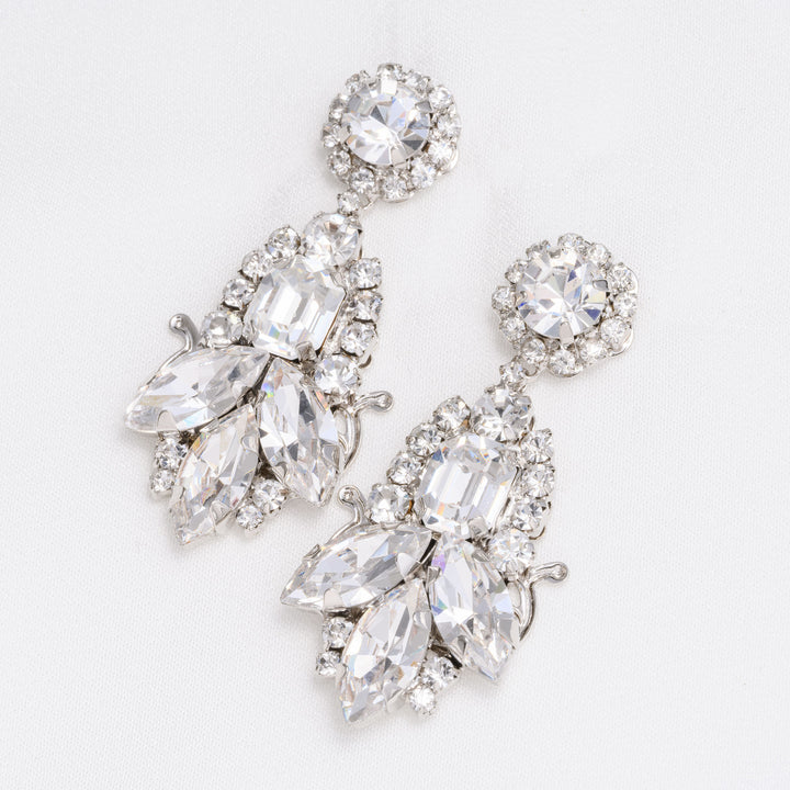 CEMILE Swarovski Statement Earrings