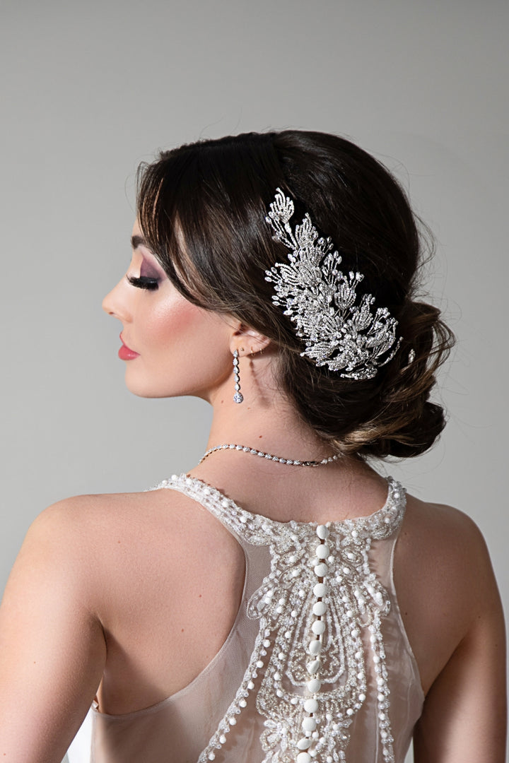 DIONE Swarovski Wedding Hair Comb