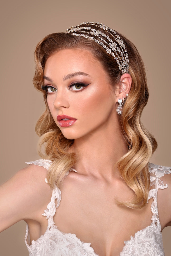 ESTELLE Luxurious Swarovski Bridal Headpiece