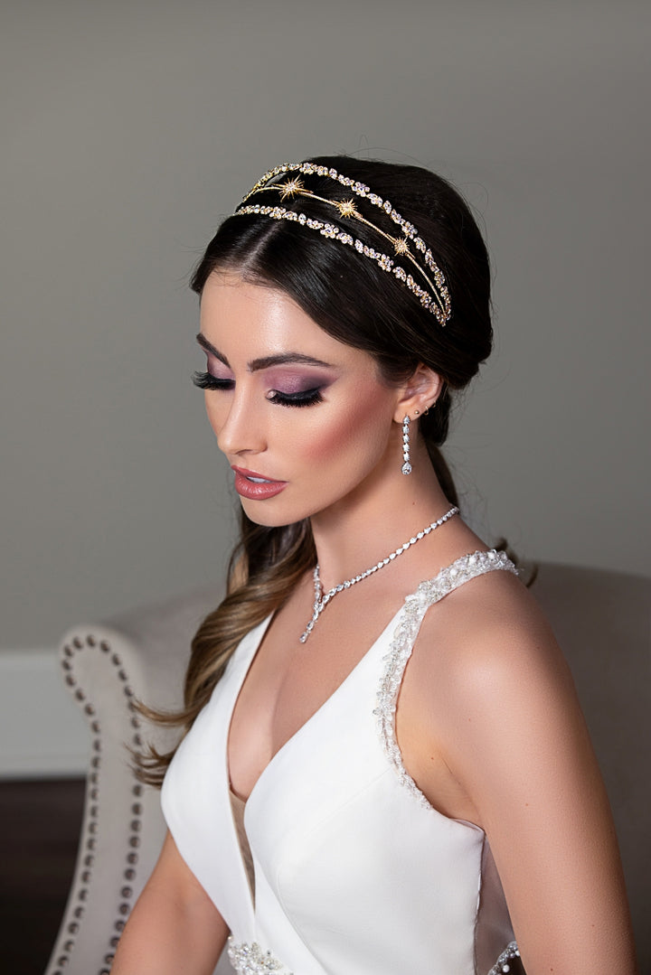 JOELENE Luxurious Swarovski Bridal Headpiece