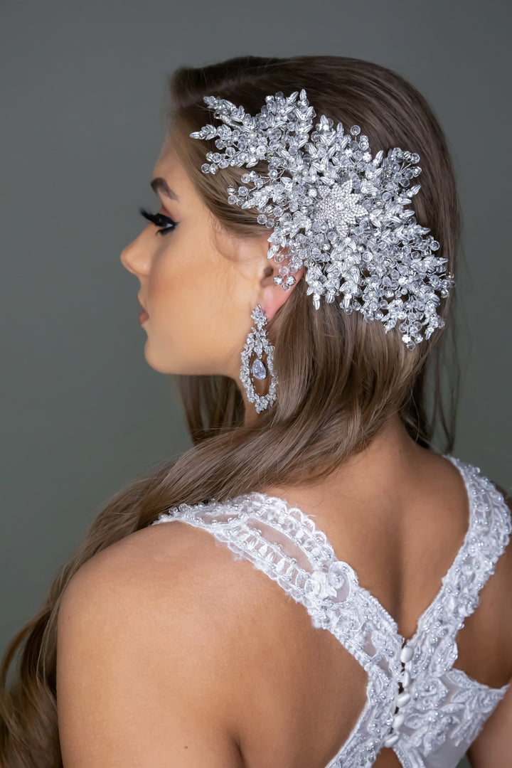 MARQUESA Bridal Haircomb, Swarovski Wedding Headpiece