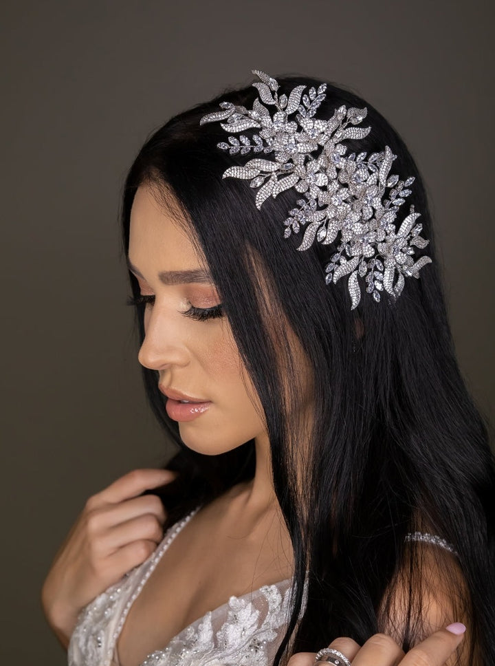 NERISSA Gorgeous Swarovski Headpiece,  Stunning Hair Comb