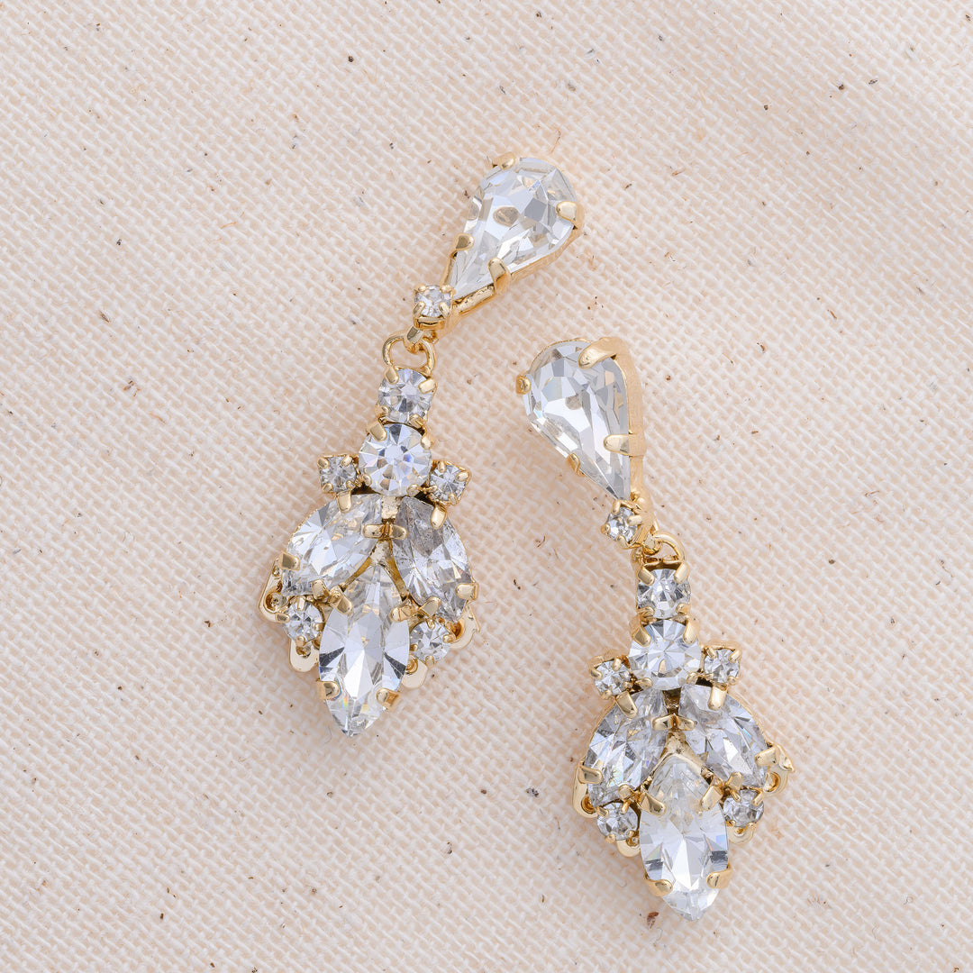 NAZ Swarovski Drop Earrings