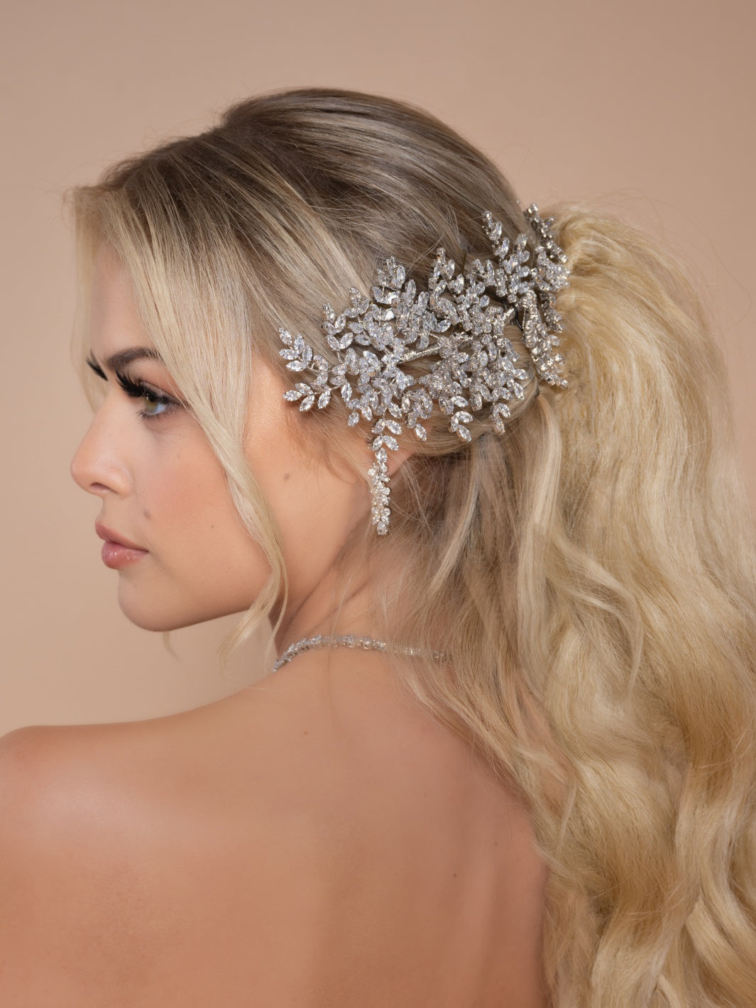 NIKITA Glamorous Swarovski Bridal Headband