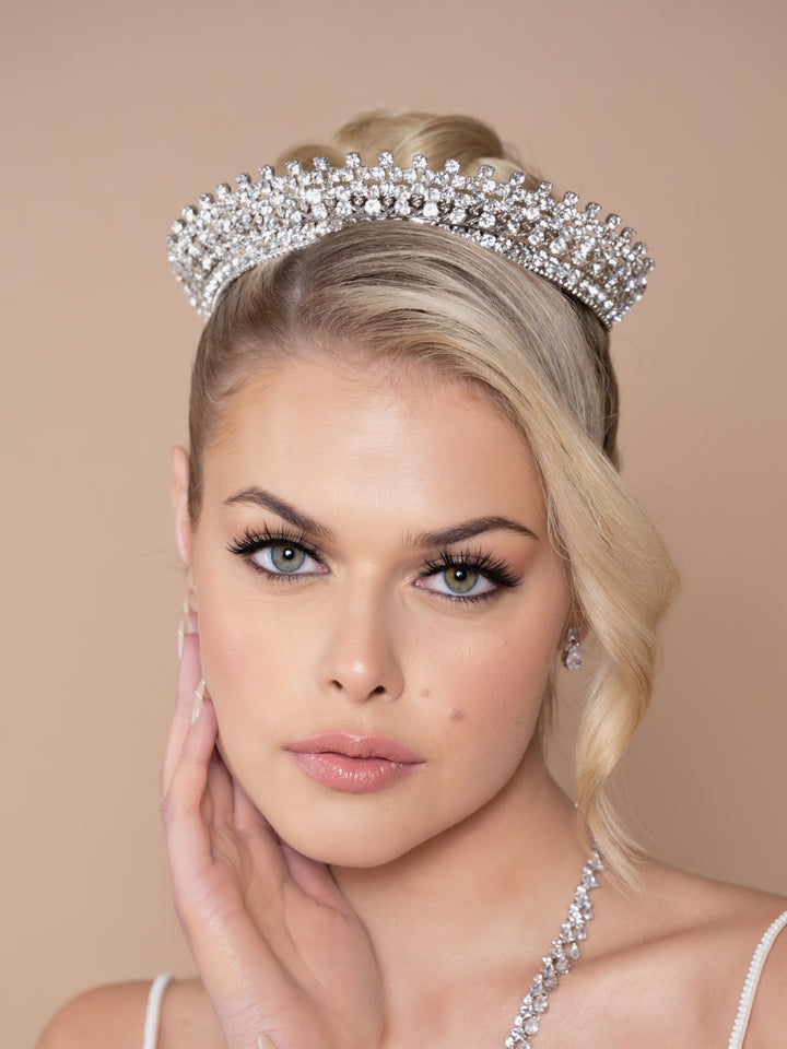 PRIMROSE Swarovski Romantic Bridal Tiara (Final Sale)