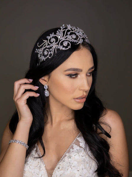 Bridal Headpiece Crown With Strass Testali Mantrimonio Accessori per Capelli  Party Dance Headpieces 