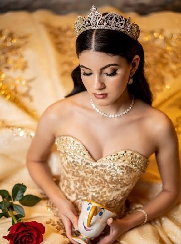 Crown quinceanera fashion rings