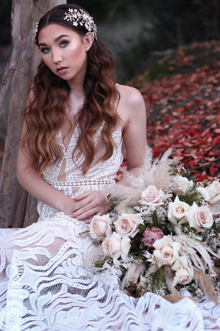 ZARA Swarovski Hair Comb, Both Sides Bridal Headpieces