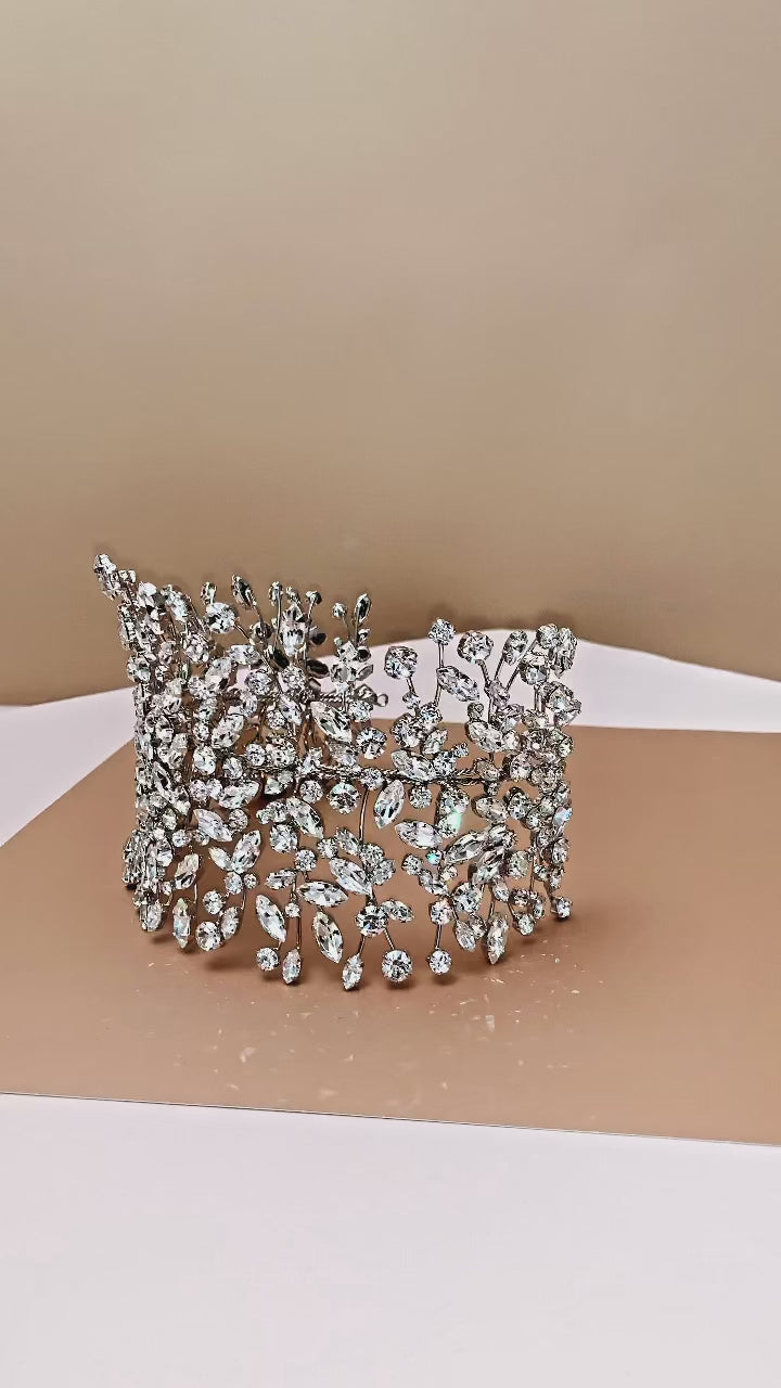 ADELE Bridal Headpiece, Luxurious Swarovski Headband