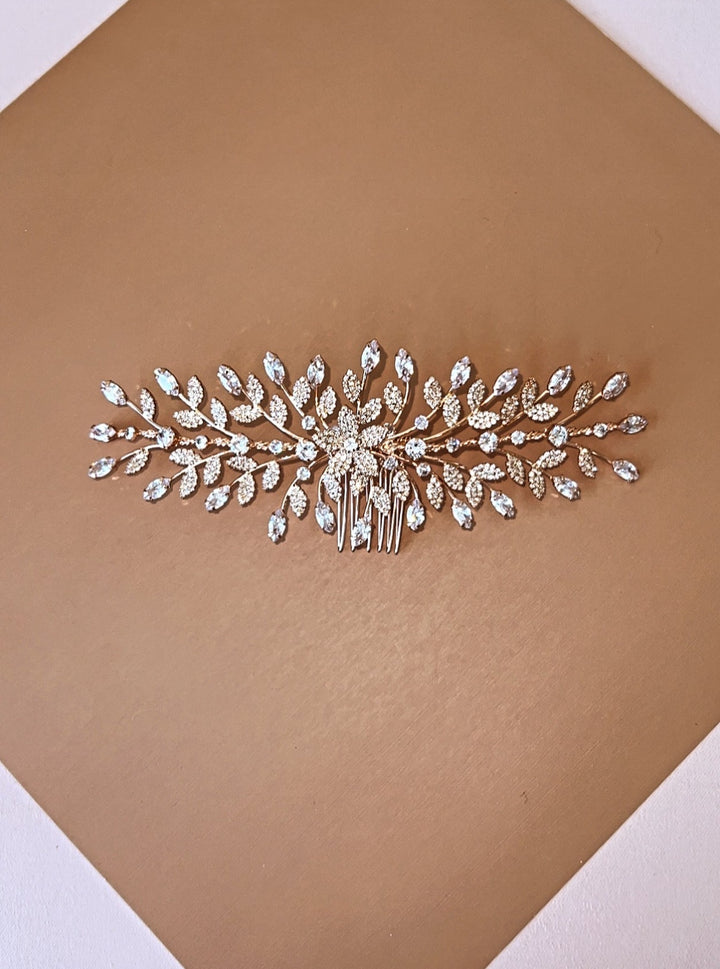 JACQUELINE Bridal Headpiece, Swarovski Hair Comb