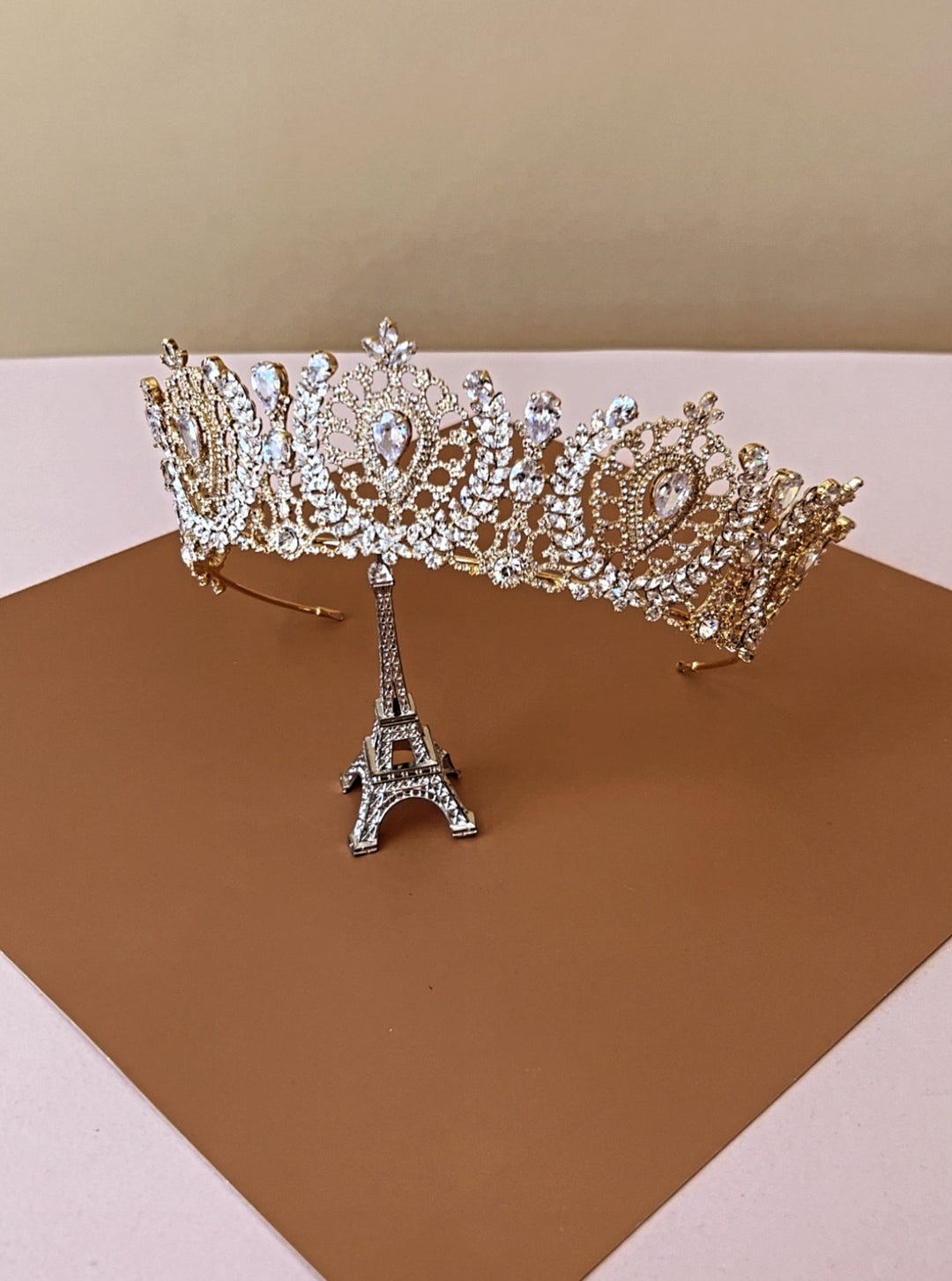 ANGELIKA Bridal Crown with Swarovski Crystals & Stunning Design