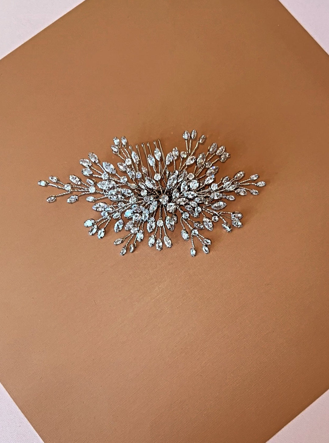 LUSSO Swarovski Hair Comb, Stunning Wedding Headpiece