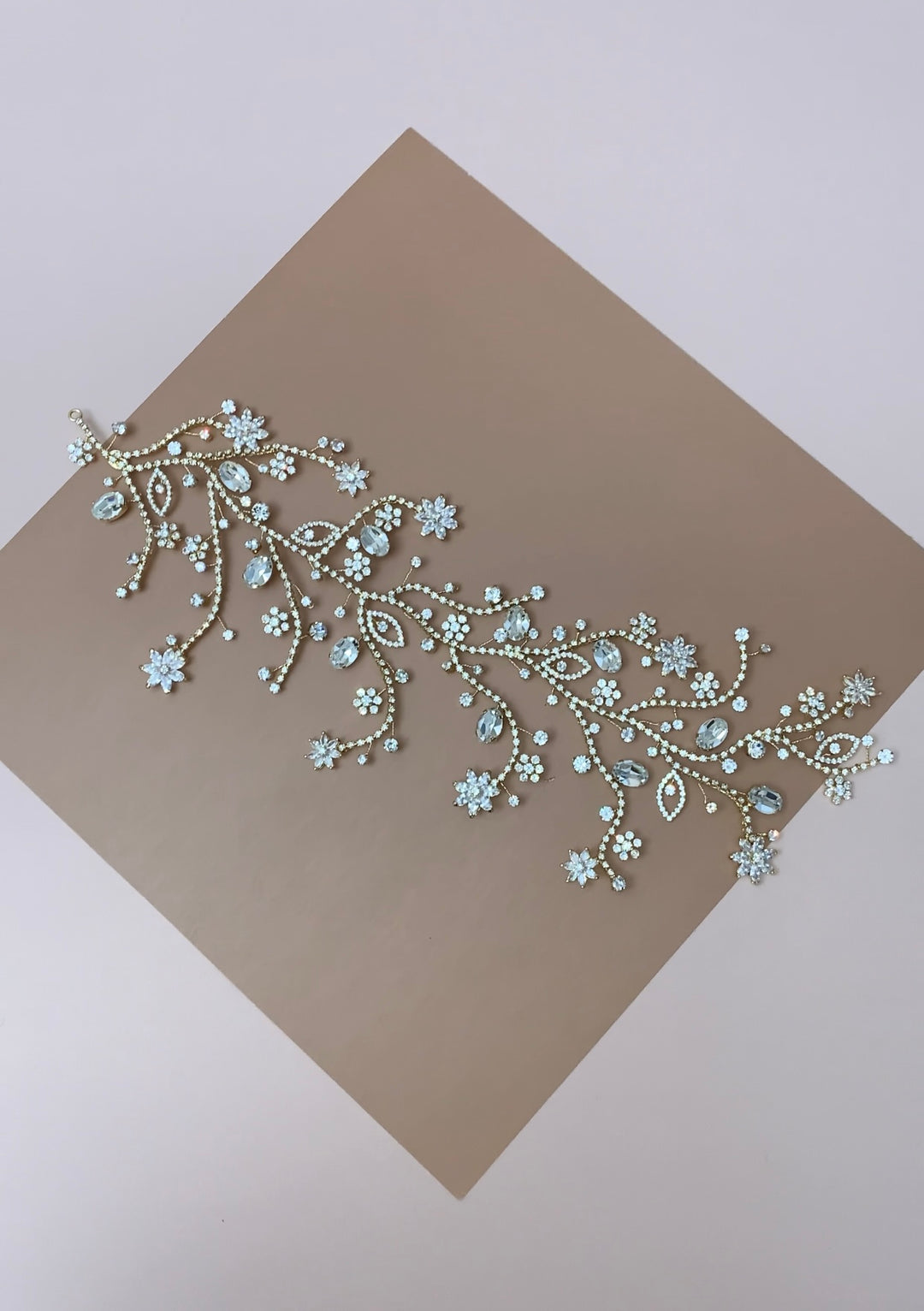 MELODY Gorgeous Wedding Headband, Swarovski Headpiece