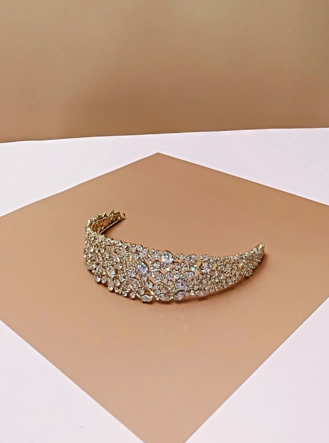 CASSIA Wedding Headband, Swarovski Bridal Headpiece