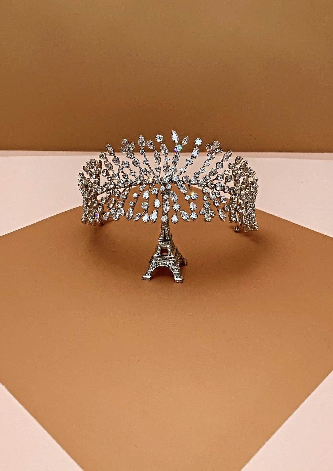 PRINCESA Bridal Headband, Swarovski Wedding Headpiece