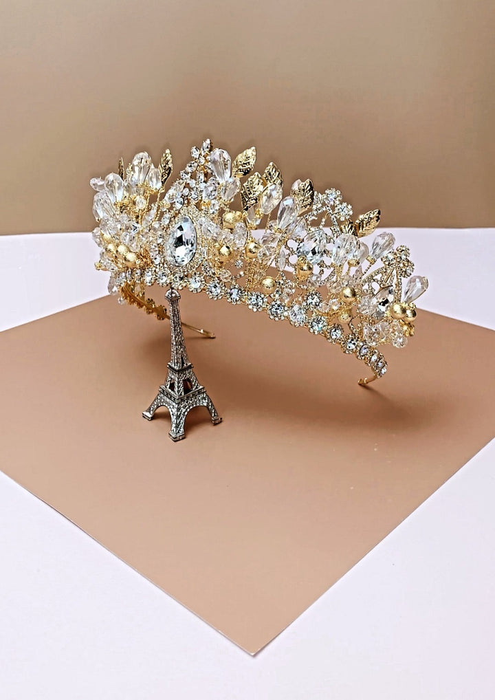 Ellee Real Quinceanera Adorned with DAENERYS Swarovski Wedding Tiara