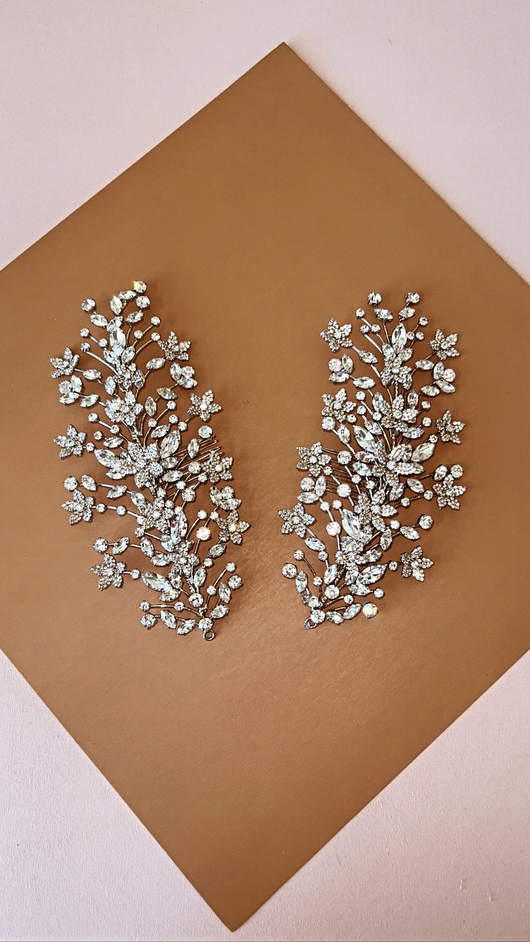 ZARA Swarovski Hair Comb, Both Sides Bridal Headpieces