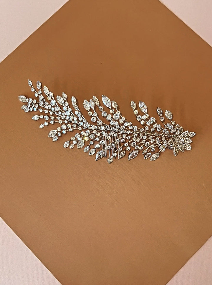 STEPHANIE Swarovski Bridal Headpiece,  Wedding Hair Comb