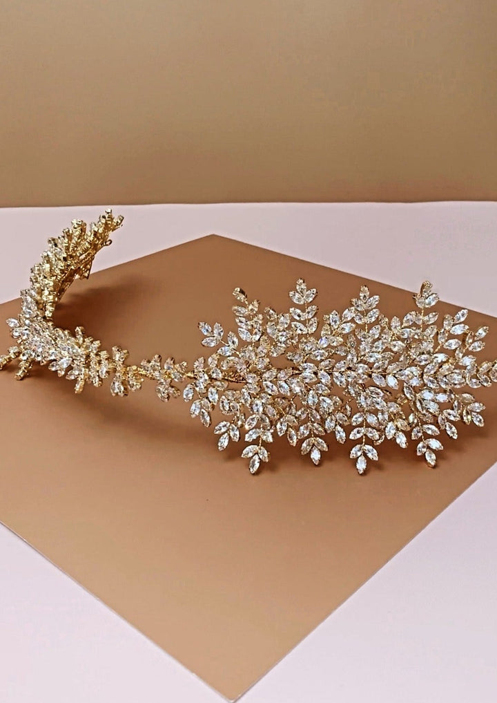 NIKITA Glamorous Swarovski Bridal Headband