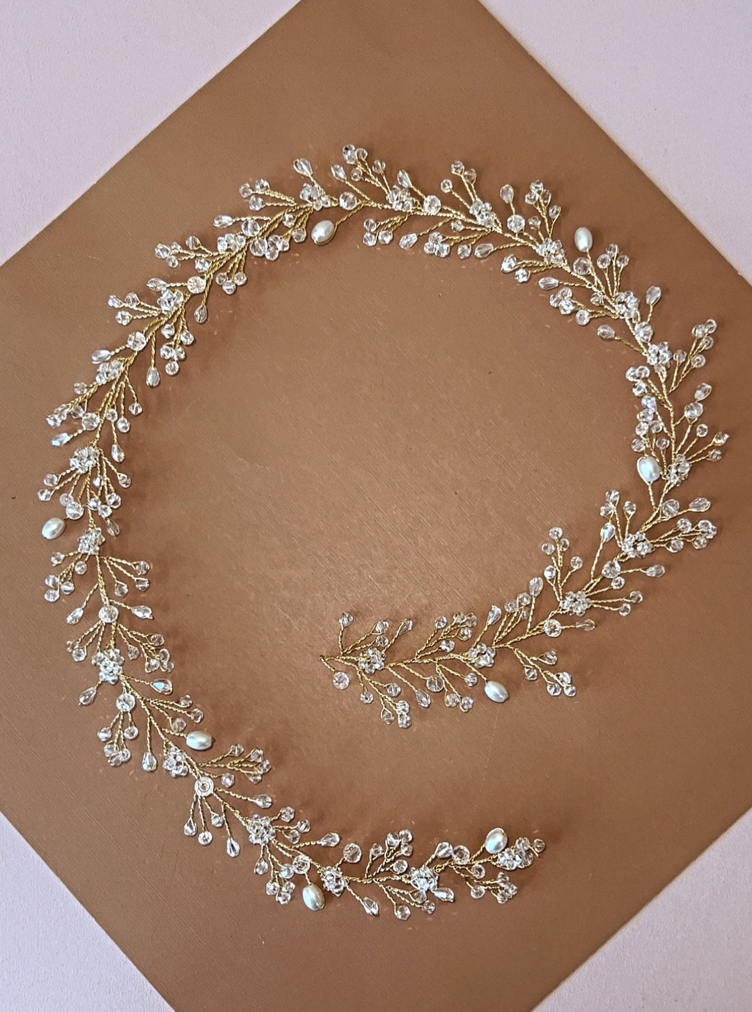 PERLE Swarovski Hair Vine