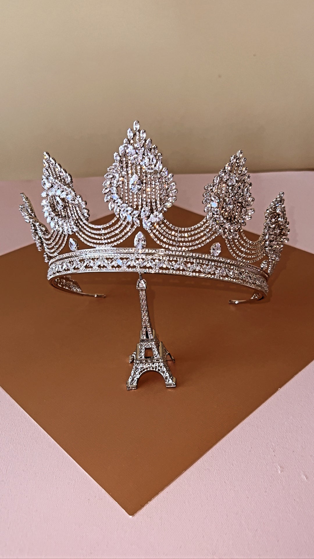 MAXIMA Majestic Swarovski Wedding Crown