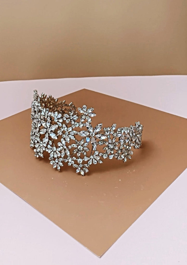 FLORENCE Wedding Headband, Swarovski Crystals Gorgeous Wedding Headpiece