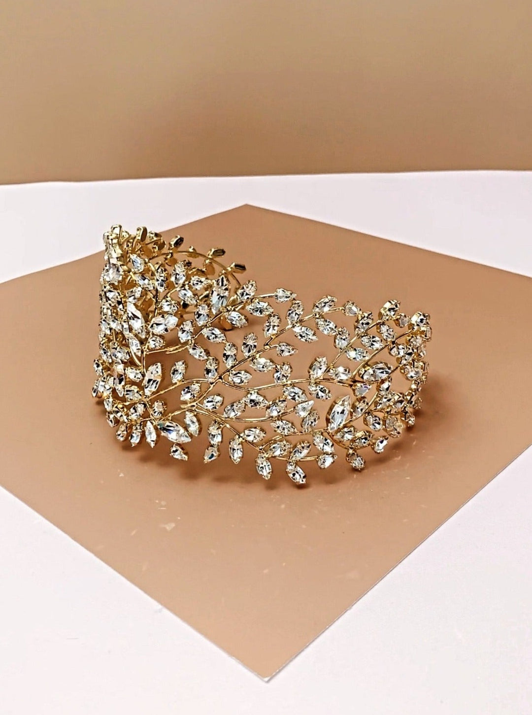 RAIYA Bridal Headpiece, Swarovski Wedding Headband