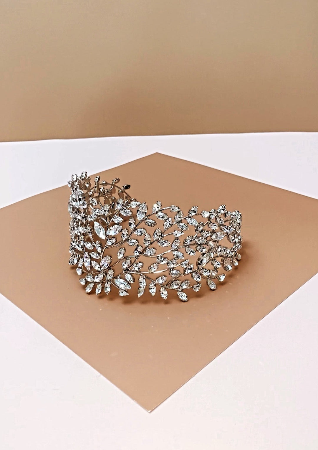 RAIYA Bridal Headpiece, Swarovski Wedding Headband