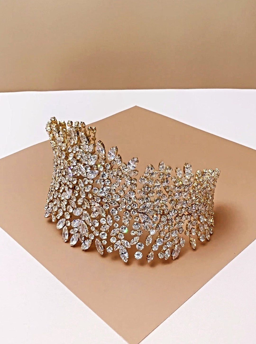 BLISSE Most Luxurious Swarovski Bridal Headpiece,