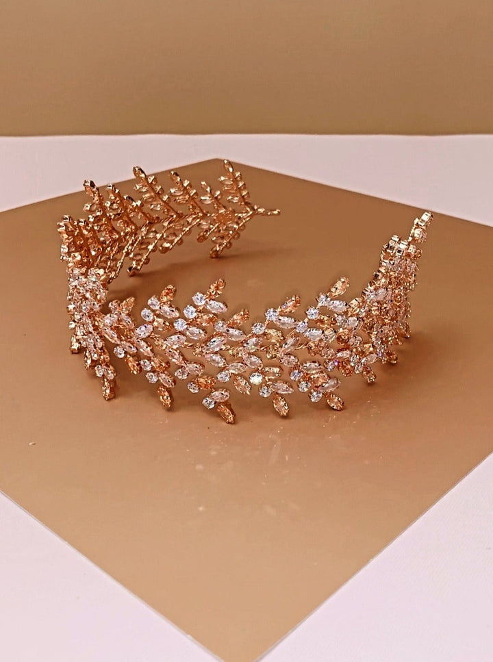 FIONA Swarovski Bridal Headband, Wedding Headband