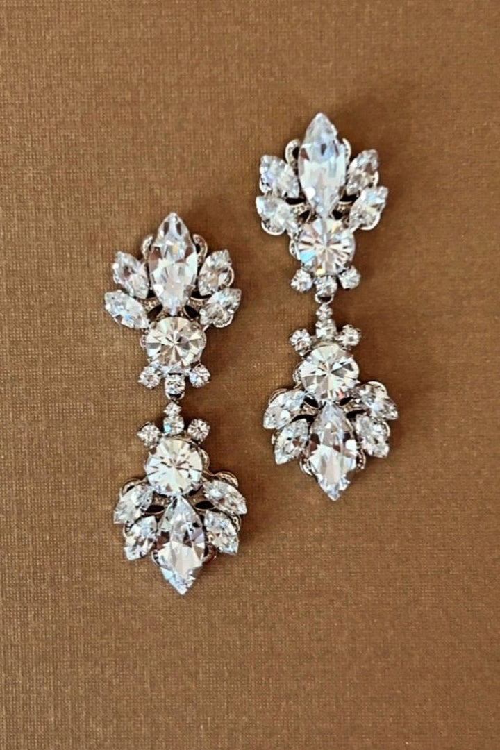 LENIZ Swarovski Drop Earrings