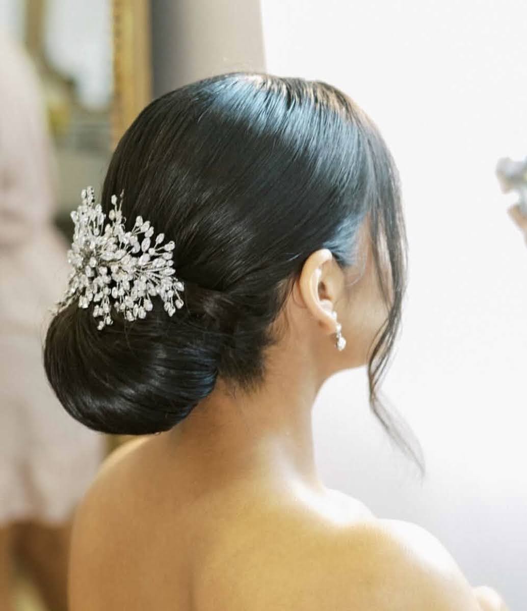 LUSSO Swarovski Hair Comb, Stunning Wedding Headpiece